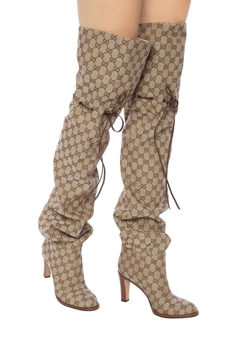 gucci thigh high boots sale|gucci combat boots sale.